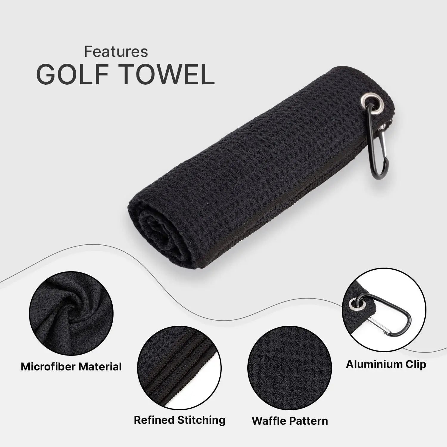 Alpine 4ir Waffle Golf Towel